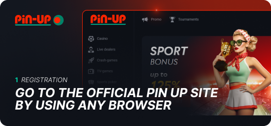 Go to the official Pin Up website